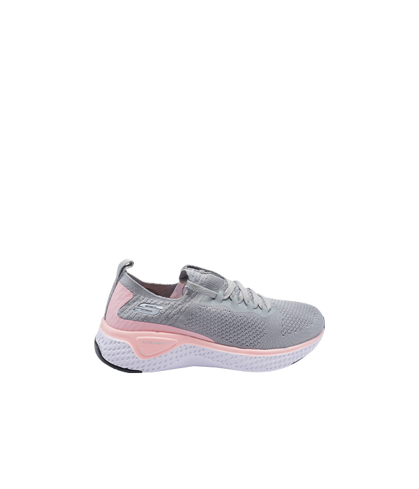 Grey and Pink running shoes for women | Flash Footwear